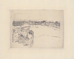 ディエップ港、1885年頃